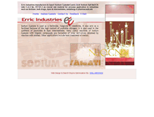 Tablet Screenshot of erricindustries.com